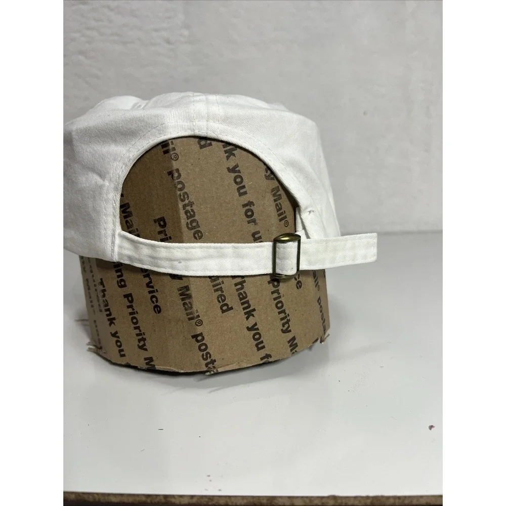 Coke‎ Hat. White Adjustable Strap Brand Is George. Funny. Frat. Collage